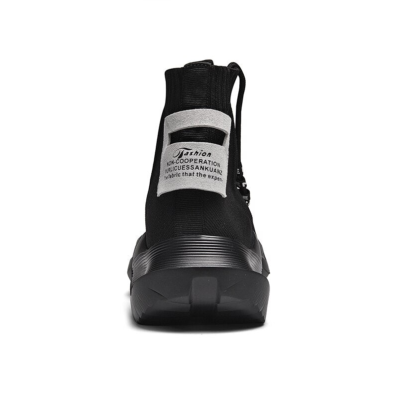 High Top Fashion Men's Sock Chunky Sneakers Breathable Men Thick Bottom Shoes Outdoor Casual Footwear Big Size Zapatillas Hombre