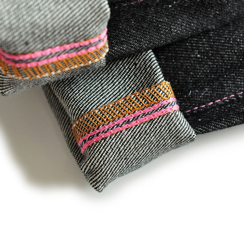 Sauce Origin 915-Pi Mens Jeans Men Designer Jeans for Men Taper Fit Selvedge Denim Raw Jeans Button Fly Handmade Vintage