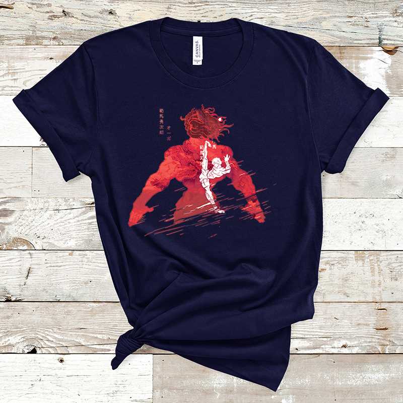 Baki The Grappler Anime Clothes Streetwear Goth Clothes Unisex Harajuku Punk Clothes 90s Shirt New Arrival 2021 T Shirts