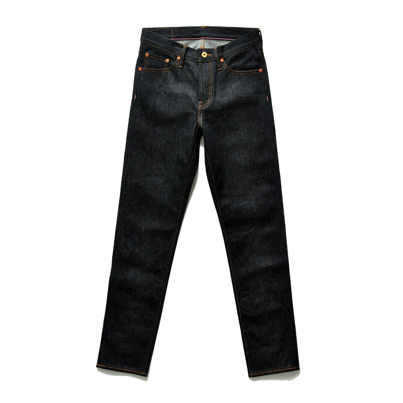 Sauce Origin 915-Pi Mens Jeans Men Designer Jeans for Men Taper Fit Selvedge Denim Raw Jeans Button Fly Handmade Vintage