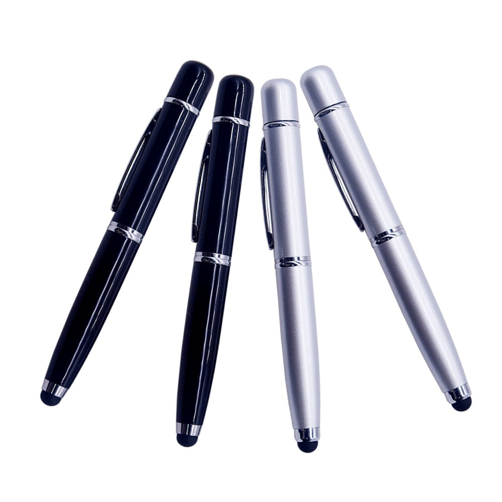 Ballpoint Pen USB Flash Drive 2.0 Pen Drive 32GB 16GB 8GB 4GB Pendrive with Box U Disk Memoria USB Flashdrive Custom Logo Gifts
