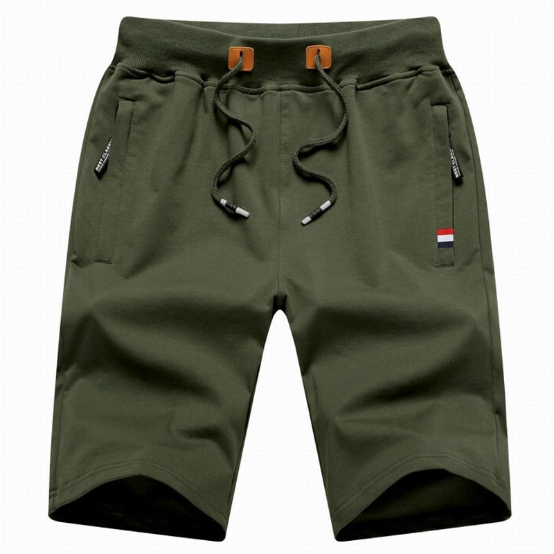 Men's Summer Breeches Shorts Cotton Casual Bermudas Men Black Boardshorts Homme Classic Brand Clothing Beach Shorts Male