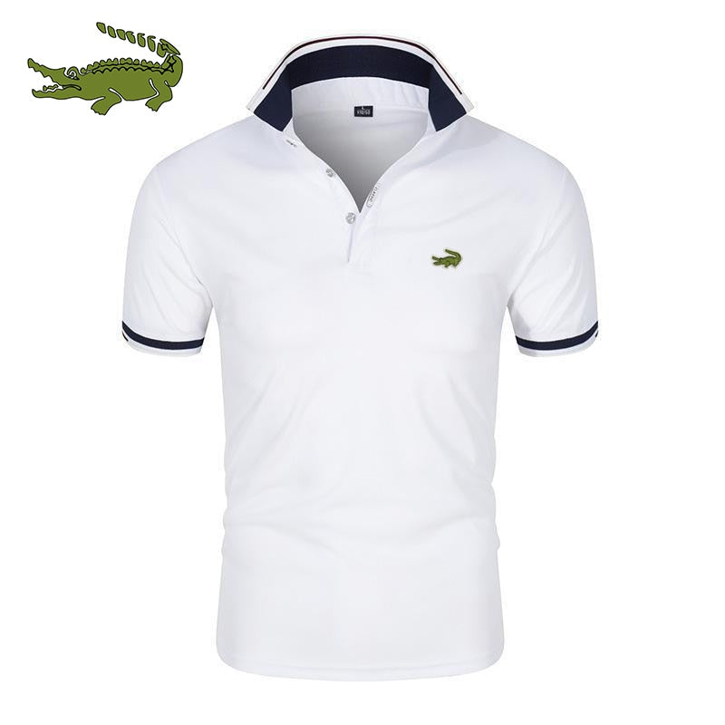 Embroidery CARTELO New Summer Polo Shirt Men Hot High Quality Men's Short Sleeve Top Business Casual Polo-shirt for Men