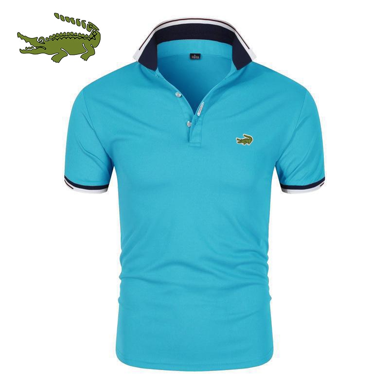 Embroidery CARTELO New Summer Polo Shirt Men Hot High Quality Men's Short Sleeve Top Business Casual Polo-shirt for Men