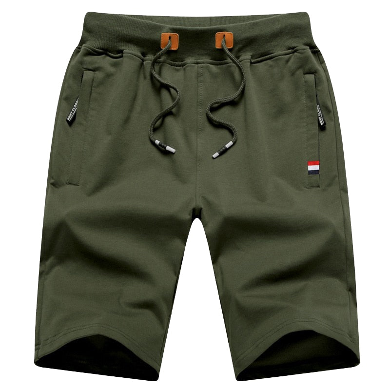 Men's Summer Breeches Shorts Cotton Casual Bermudas Men Black Boardshorts Homme Classic Brand Clothing Beach Shorts Male