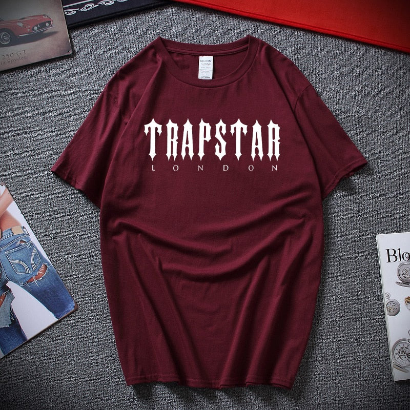 Limited New Trapstar London Men's Clothing T-Shirt XS-2XL Men Woman fashion t-shirt men cotton brand teeshirt