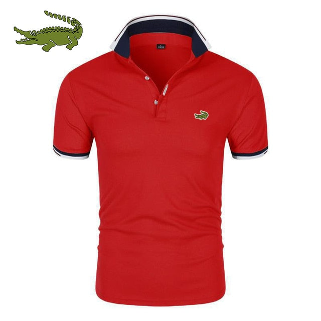 Embroidery CARTELO New Summer Polo Shirt Men Hot High Quality Men's Short Sleeve Top Business Casual Polo-shirt for Men