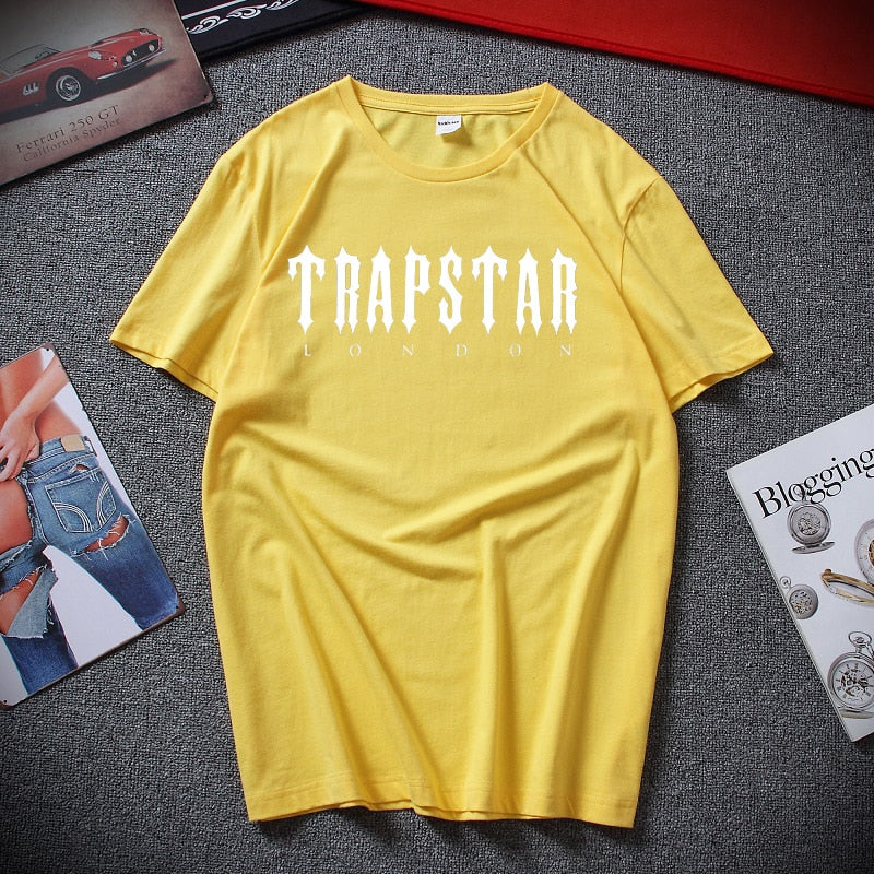 Limited New Trapstar London Men's Clothing T-Shirt XS-2XL Men Woman fashion t-shirt men cotton brand teeshirt
