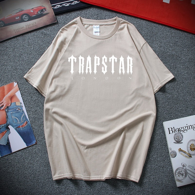 Limited New Trapstar London Men's Clothing T-Shirt XS-2XL Men Woman fashion t-shirt men cotton brand teeshirt