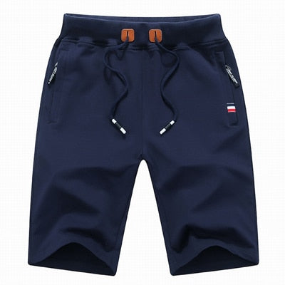 Men's Summer Breeches Shorts Cotton Casual Bermudas Men Black Boardshorts Homme Classic Brand Clothing Beach Shorts Male