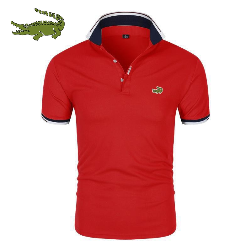 Embroidery CARTELO New Summer Polo Shirt Men Hot High Quality Men's Short Sleeve Top Business Casual Polo-shirt for Men