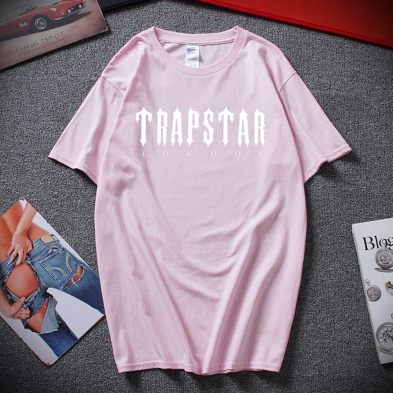 Limited New Trapstar London Men's Clothing T-Shirt XS-2XL Men Woman fashion t-shirt men cotton brand teeshirt