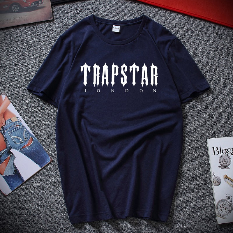 Limited New Trapstar London Men's Clothing T-Shirt XS-2XL Men Woman fashion t-shirt men cotton brand teeshirt