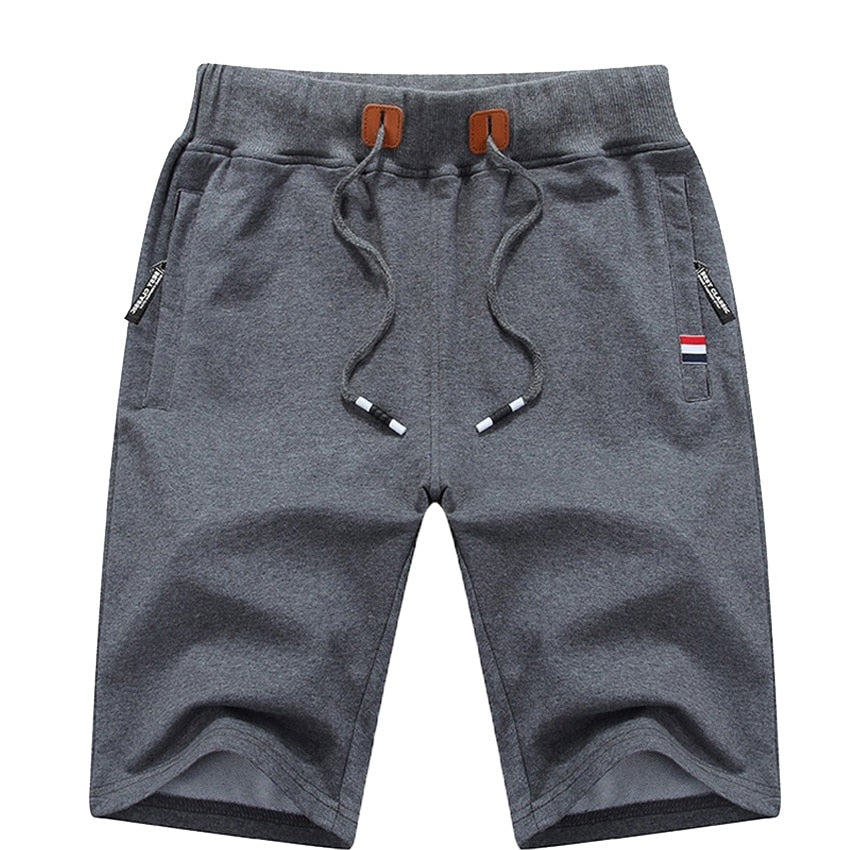 Men's Summer Breeches Shorts Cotton Casual Bermudas Men Black Boardshorts Homme Classic Brand Clothing Beach Shorts Male