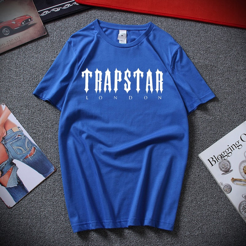 Limited New Trapstar London Men's Clothing T-Shirt XS-2XL Men Woman fashion t-shirt men cotton brand teeshirt