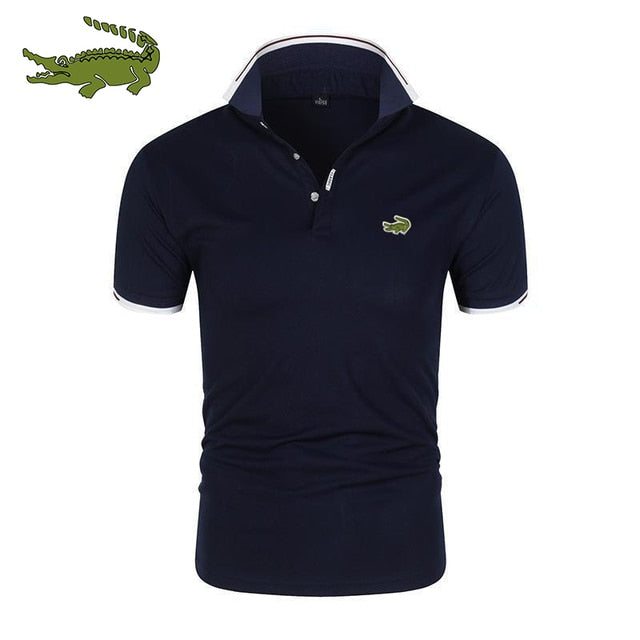 Embroidery CARTELO New Summer Polo Shirt Men Hot High Quality Men's Short Sleeve Top Business Casual Polo-shirt for Men