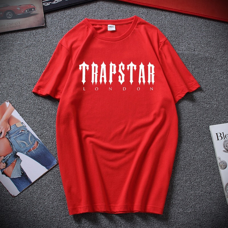 Limited New Trapstar London Men's Clothing T-Shirt XS-2XL Men Woman fashion t-shirt men cotton brand teeshirt
