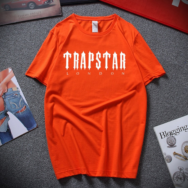 Limited New Trapstar London Men's Clothing T-Shirt XS-2XL Men Woman fashion t-shirt men cotton brand teeshirt