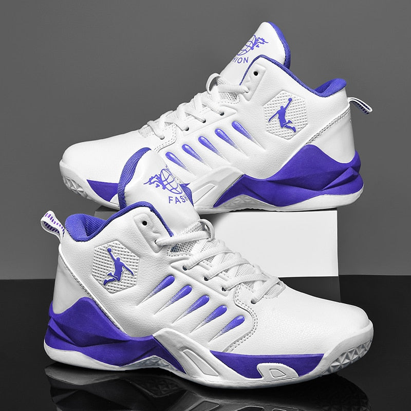 Men's Shoes Basketball Breathable Cushioning Non-Slip Sports Shoes Gym Training Athletic Basketball Sneakers