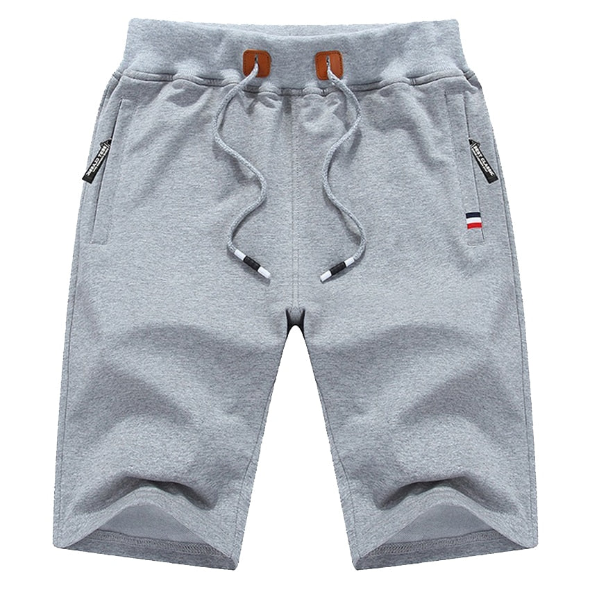 Men's Summer Breeches Shorts Cotton Casual Bermudas Men Black Boardshorts Homme Classic Brand Clothing Beach Shorts Male