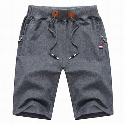 Men's Summer Breeches Shorts Cotton Casual Bermudas Men Black Boardshorts Homme Classic Brand Clothing Beach Shorts Male