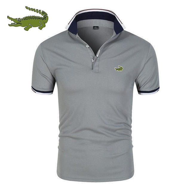 Embroidery CARTELO New Summer Polo Shirt Men Hot High Quality Men's Short Sleeve Top Business Casual Polo-shirt for Men