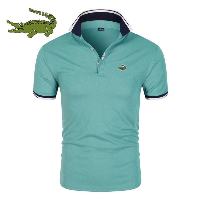 Embroidery CARTELO New Summer Polo Shirt Men Hot High Quality Men's Short Sleeve Top Business Casual Polo-shirt for Men