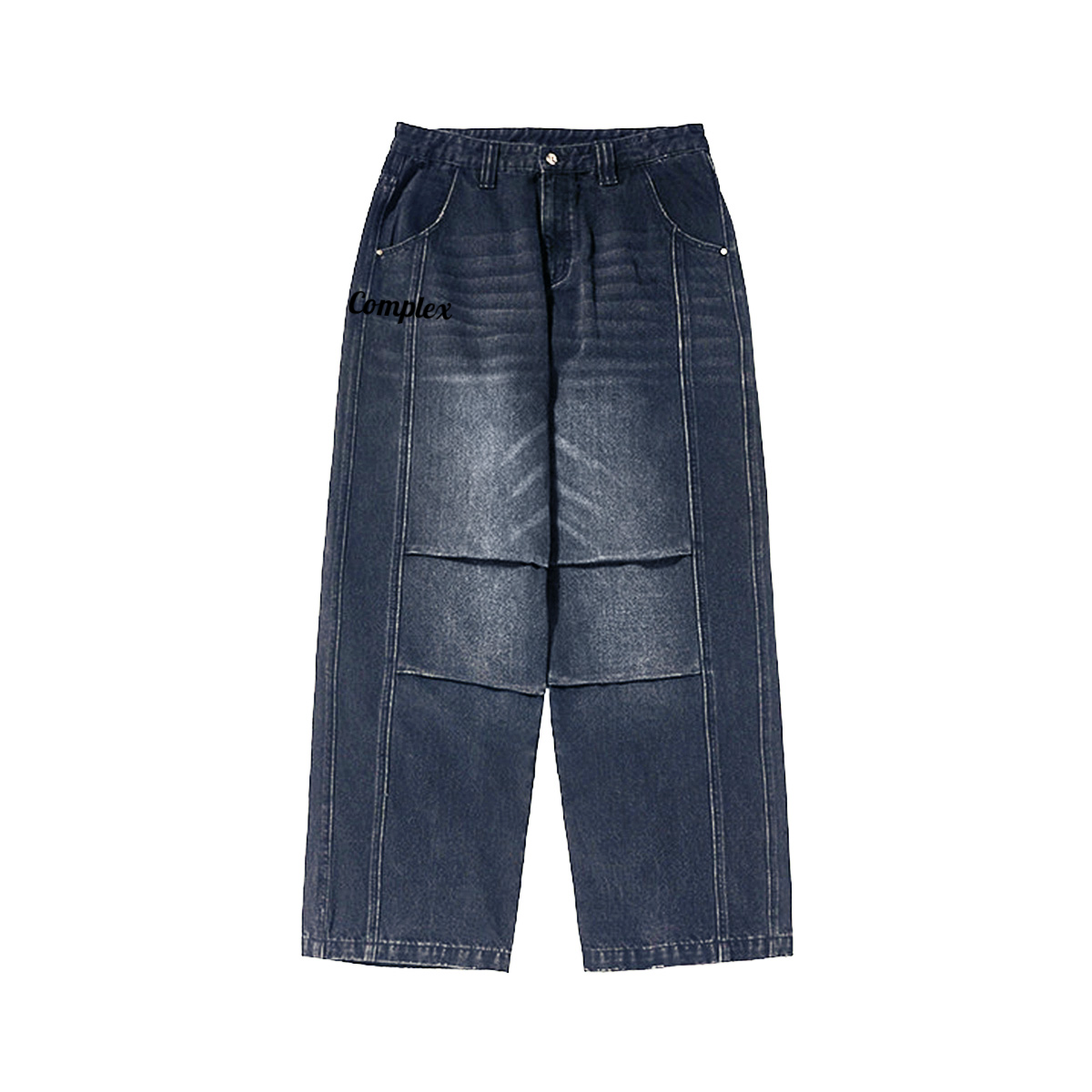 straight leg Complex jeans