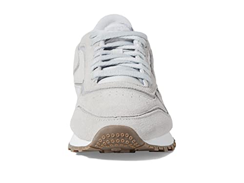 Reebok Unisex Classic Leather Sneaker, FTWR White/Pure Grey 3 Rubber gum-03, 12 Women/10.5 Men