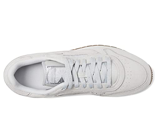 Reebok Unisex Classic Leather Sneaker, FTWR White/Pure Grey 3 Rubber gum-03, 12 Women/10.5 Men