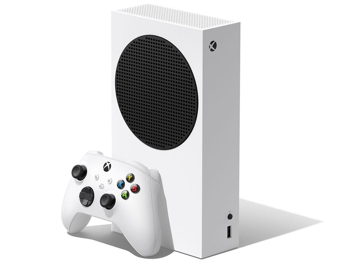 Xbox Series S - All Digital Gaming Console - 512GB SSD - Includes Xbox Wireless Controller - 120FPS - Robot White