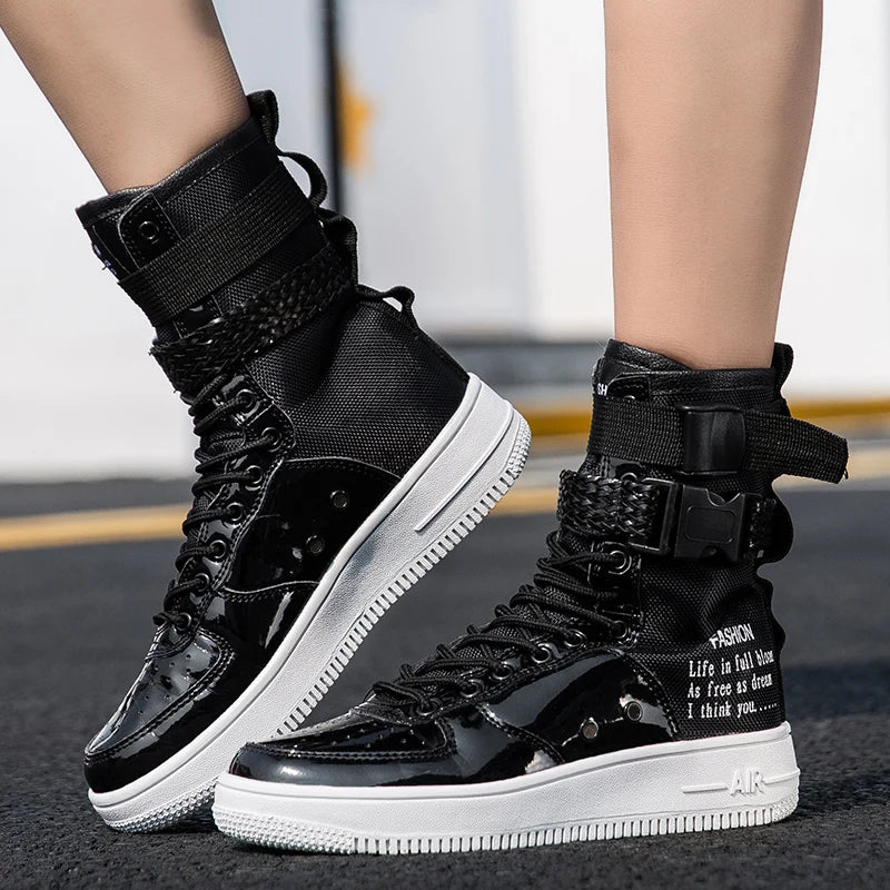 Unisex Basketball Shoes Breathable Outdoor Sport Shoes Non-Slip Designer Shoes Luxury Women High Top Basketball Sneakers for Men