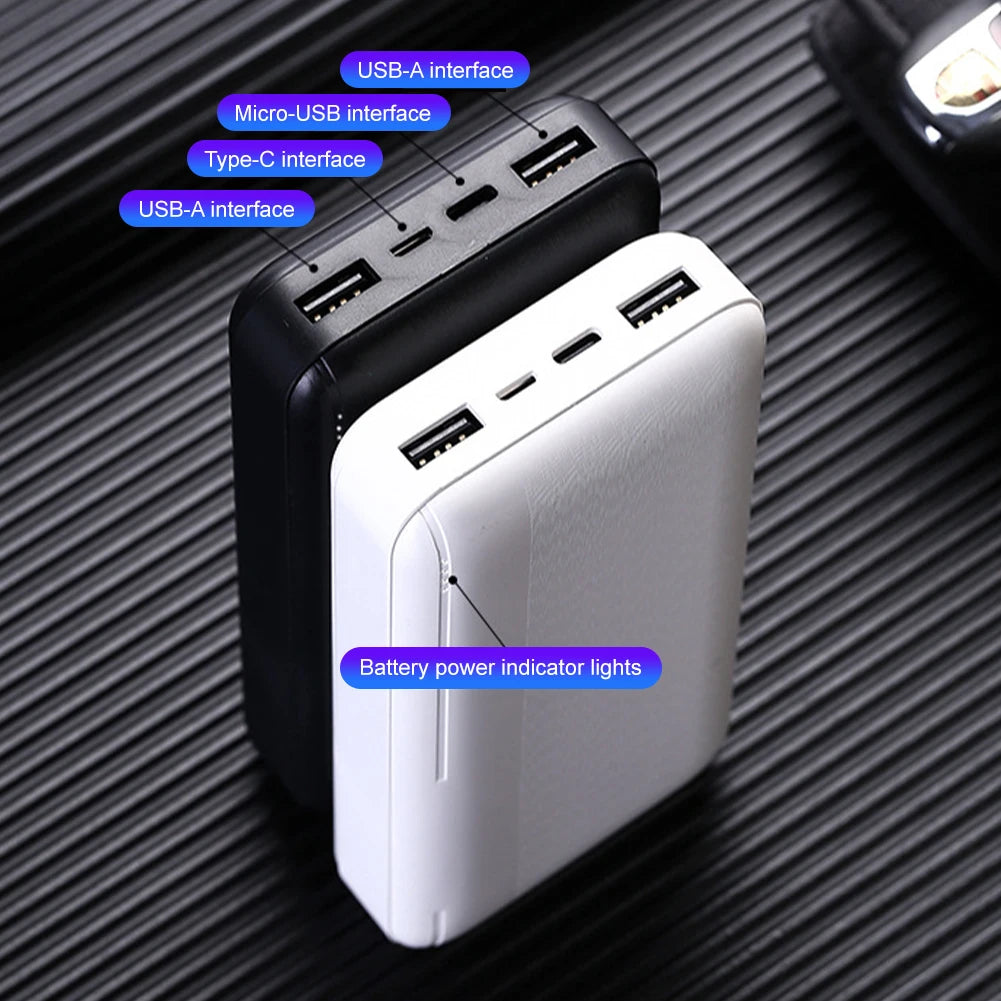 20000mAh Power Bank 5V/2A Micro/Type-C Out Portable Fast Charger External Battery Pack For Heating Vest Jacket Scarf Socks Phone