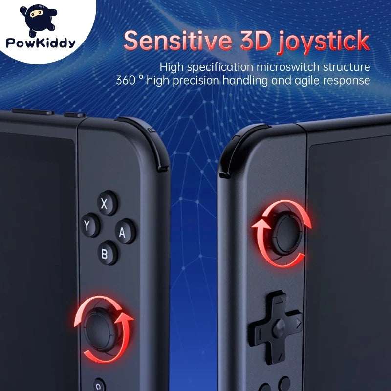 New Powkiddy X70 7.0 Inch HD Screen Handheld Game Console Double Players ATM7051 Quad-Core Retro TV Video Game Console Gift