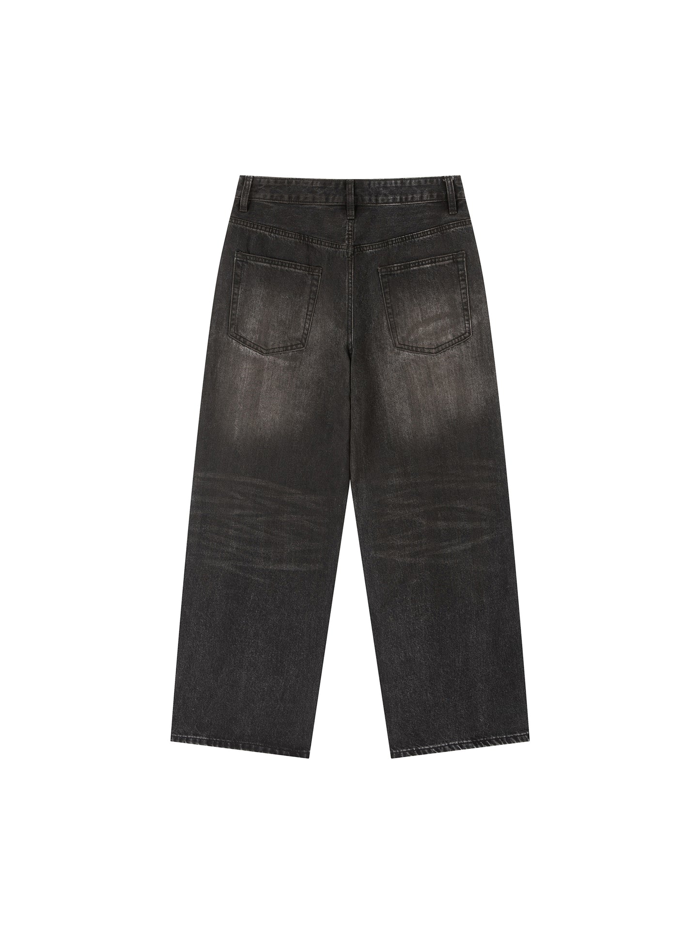 Vintage Wash Heavyweight Denim Jeans (heartless complex jeans)