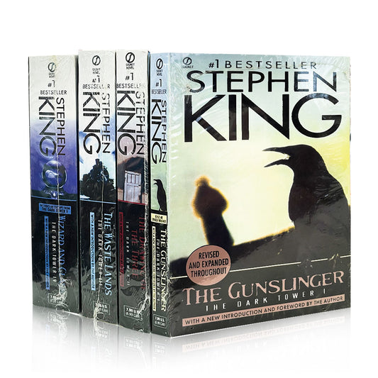 4 Books/set Stephen King Wizard and Glass Series Novels (1-4) The Dark Tower The Gunslinger English Books for Adult Teenager