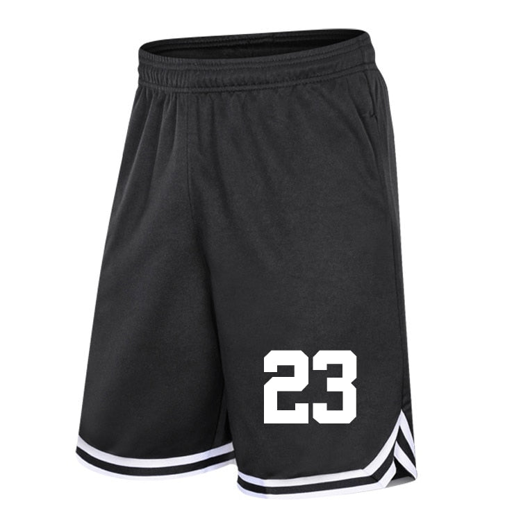 Custom number Basketball Shorts Loose Breathable Men Basketball Shorts Zipper Pocket Training Basketball Quick Dry Running Short