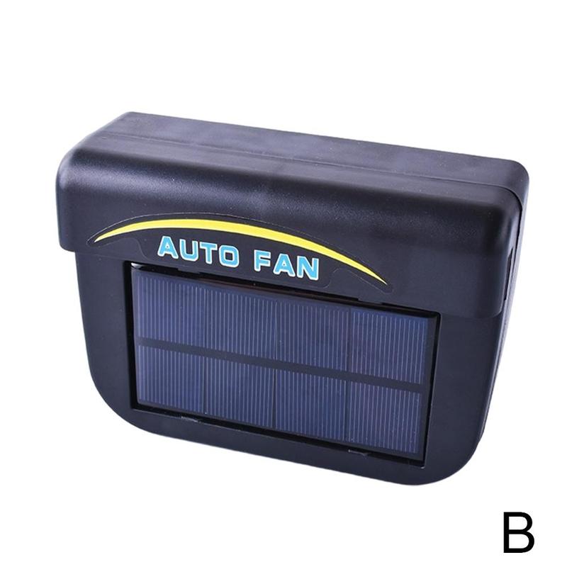 Portable Car Solar Powered Auto Fan Cooler Energy Saving Clean Air Exhaust Cooling Fan Install On Car Windows Ventilador Coche