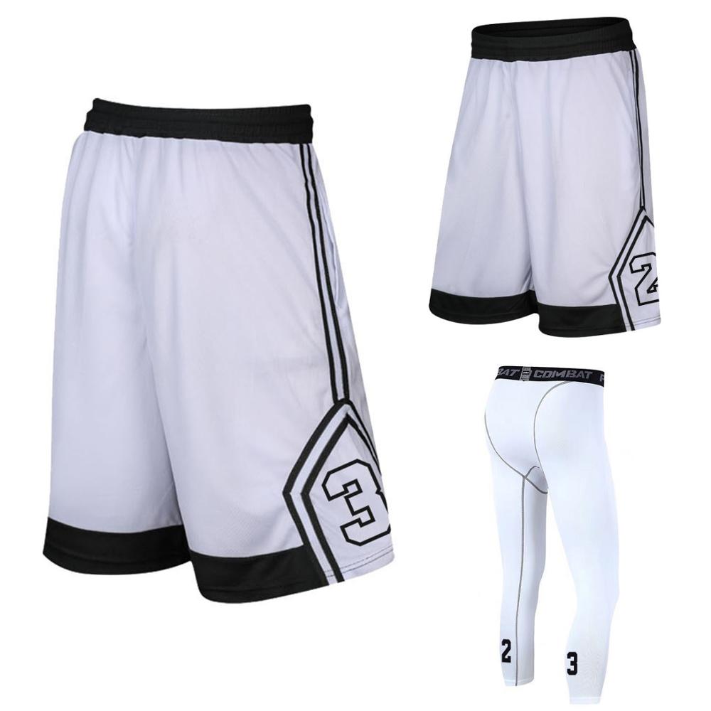 Custom number Basketball Shorts Loose Breathable Men Basketball Shorts Zipper Pocket Training Basketball Quick Dry Running Short