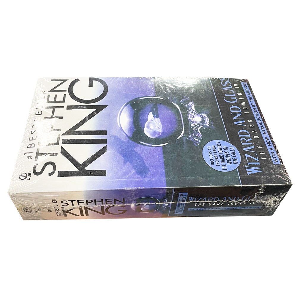 4 Books/set Stephen King Wizard and Glass Series Novels (1-4) The Dark Tower The Gunslinger English Books for Adult Teenager