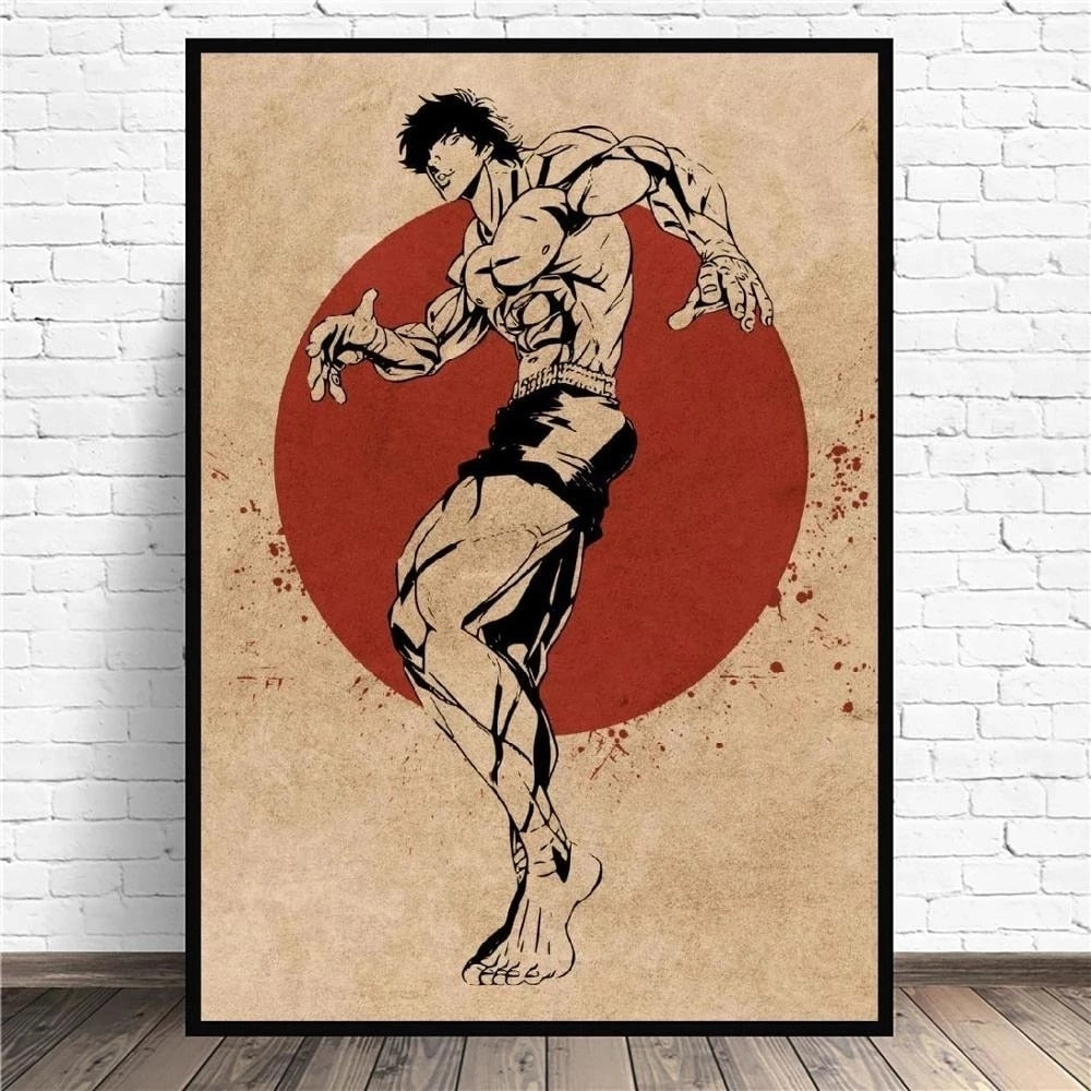 Baki Hanma Anime Character Canvas Poster Hd Print Cuadros Wall Art Painting Picture Modern Home Decoration for Bedroom Artwork