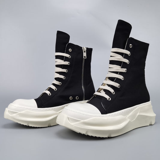 Rick Owens Men Shoes High-TOP Men's Sneakers Men's Casual Shoes Male Sneakers Women's Sports Shoes Women's Sneakers