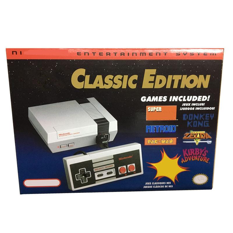 Super HD Output NES Classic Handheld Video Game Player can Save Game Built-in 30 Games with 1 Gamepad only