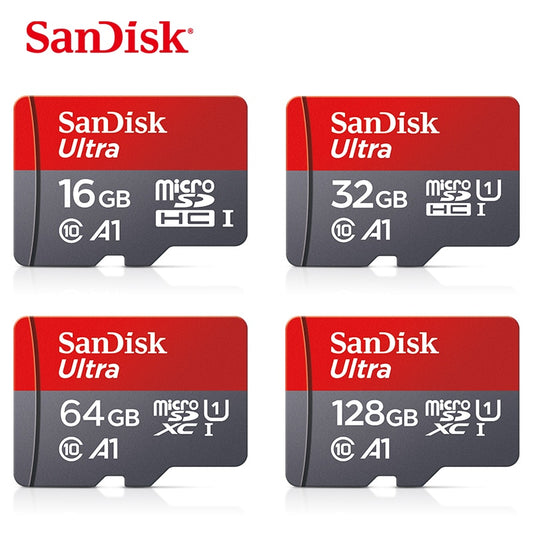 100% original Sandisk class 10 sd card microsd tf card 16 gb 32 gb 64 gb 128 gb 256 gb micro sd memory card