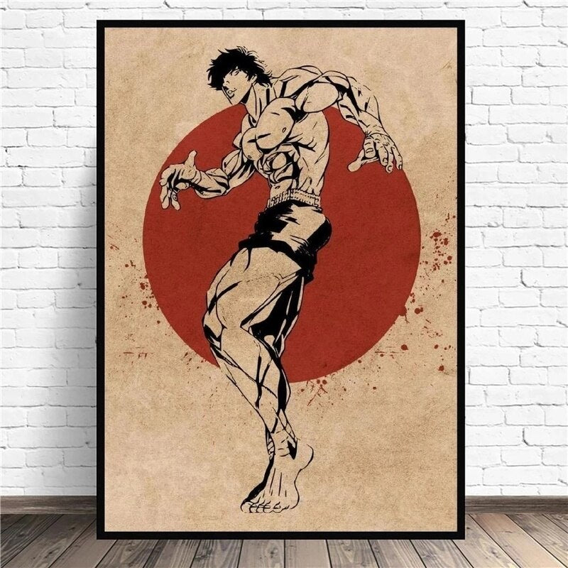 Baki Hanma Anime Character Canvas Poster Hd Print Cuadros Wall Art Painting Picture Modern Home Decoration for Bedroom Artwork