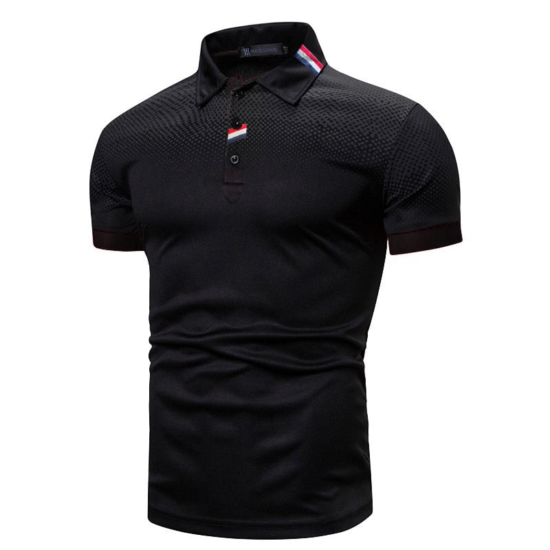 New Summer Casual Polo Shirt Men Short Sleeve Business Shirt Fashion Design Tops Tees