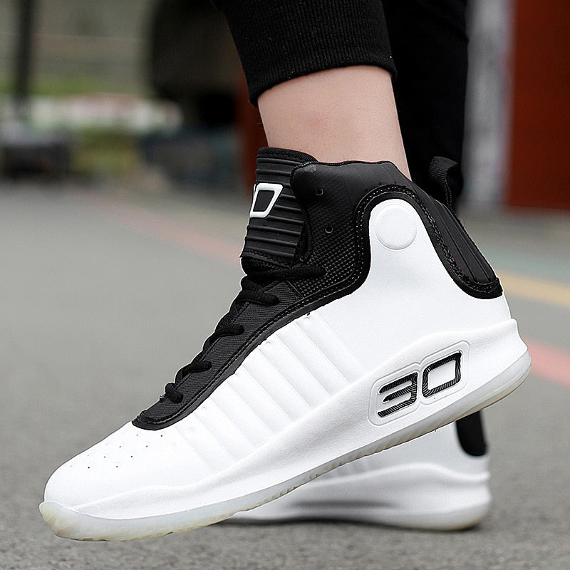 Basketball Shoes for Men Lace-Up High Top Sneakers Mens Retro Basketball Shoes Breathable Trend Men Sneakers Walking Shoes