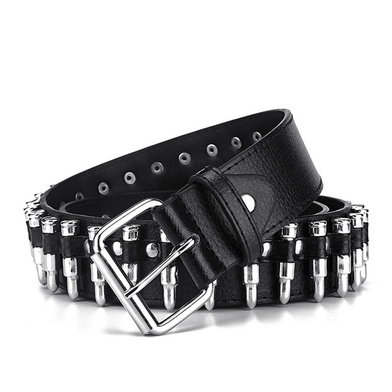 GAOKE Pyramid Fashion Rivet Belt Men&amp;Women&#39;s Studded Belt Punk Rock With Pin Buckle Hardware Jeans Designer Female Waist Belts