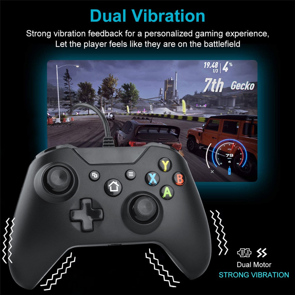 USB Wired Controller for Xbox one PC Games Controller for Wins 7 8 10 Microsoft Xbox One joysticks Gamepad with Dual Vibration