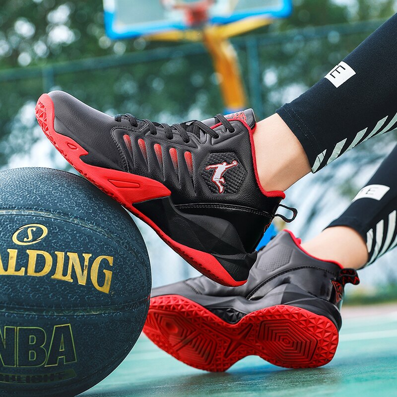 Men&#39;s Shoes Basketball Breathable Cushioning Non-Slip Sports Shoes Gym Training Athletic Basketball Sneakers